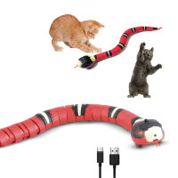 Smart Sensing Interactive Cat Toys Automatic Eletronic Snake Cat Teasering Play USB Rechargeable Kitten Toys for Cats Dogs