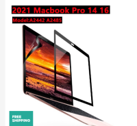 สินค้าใหม่เข้า M2 Macbook Air A2681 2022 Pro 14 16 A2442 A2485ฟิล์มสติ๊กเกอร์ฟิลม์ปกป้องหน้าจออัปเกรดใหม่ Airpro 13นิ้วพร้อมฟิล์มป้องกันโน้ตบุ๊กฟิล์มกันรอย M2