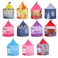 Princess Castle Kids Tent Portable Childrens Camping Tent Toys Girls Little House Teepee Tipi Indoor Outdoor Infant Kids Tent