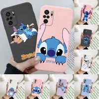 Stitch Case For Redmi Note 10 4G 10S Protective Cover Anime Cartoon Soft Silicone Funda For Redmi Note10 10 S Bags Bumper Capa