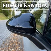 Car Bright Black Side Wing Mirror Cover for Golf 7 MK7 7.5 GTD R GTE VII Cap E-Golf Sportsvan 2013-2019