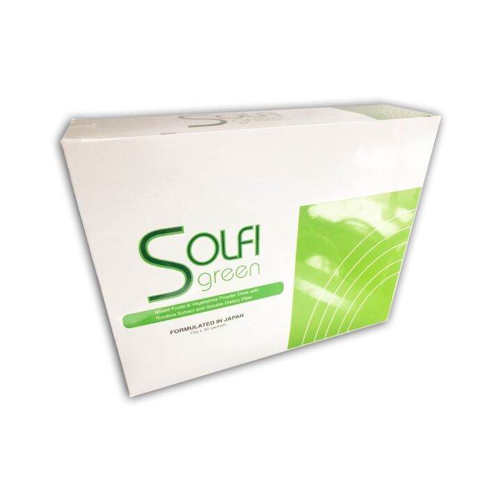 Solfi Green 15grams Sachet Formulated In Japan | Lazada PH