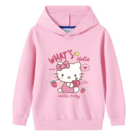 Kitty Cat Hoodie เสื้อผ้าเด็กแฟชั่นผ้าฝ้าย100% เด็ก Hoodie พร้อมกระเป๋าชายหญิงแขนยาวการ์ตูน Autumn