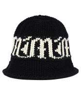 Aland หมวก MAHAGRID GOTHIC LOGO KNIT BUCKET HAT