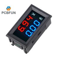 Pcbfun Dc 100V 100A Voltmeter Ammeter Blue Plus Red Led Dual Digital Volt Amp Meter Gauge