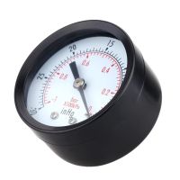 3X Pressure Gauge - 0 - -30InHg 0 - -1 Bar Mini Dial Air Vacuum Pressure Gauge Pressure Gauge Pressure Black