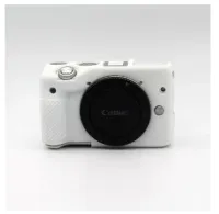 CILICONE CASE CANON M3 WHITE เคสกล้อง (0894)