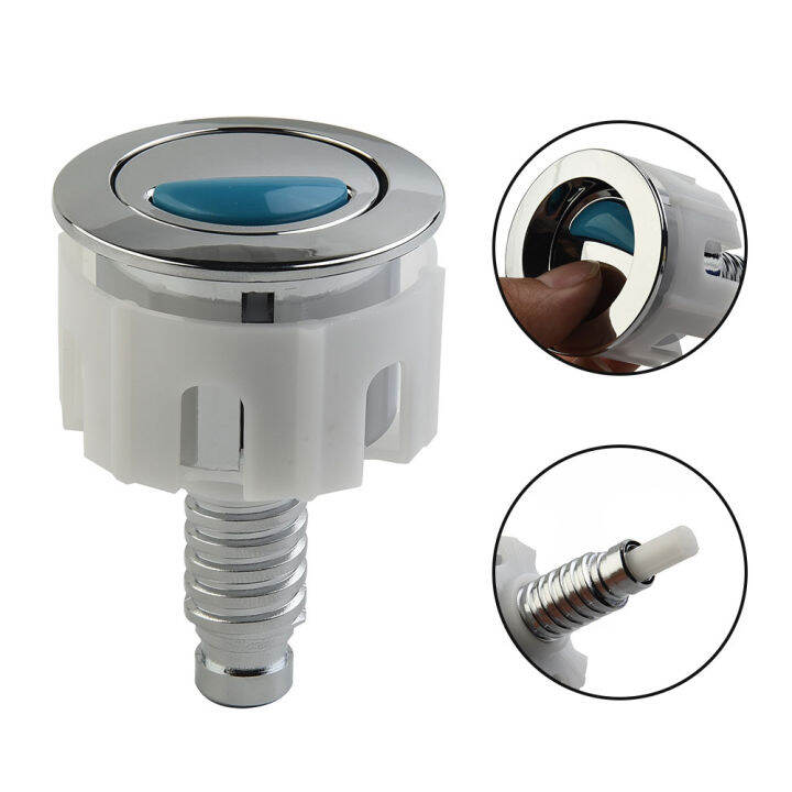 Toilet Push Button Dual Flush Water Saving Stainless Steel Spring ...