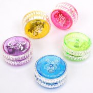 Bóng LED mới Nhấp Nháy Yoyo Cổ Điển Kidstoys ma thuật yoyo Quay Nhựa Yoyo