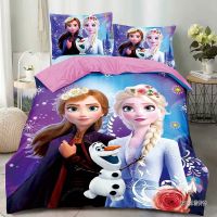 ﺴ☸△ Disney Princess Kids Girls Bedding Set Duvet Cover Bed Sheet Pillow Cases Twin Single Size Drop Shipping