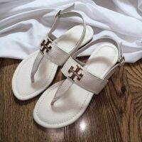 Flat Bottomed Simple T-shaped Sandals Toe Clip Casual Beach Caligae