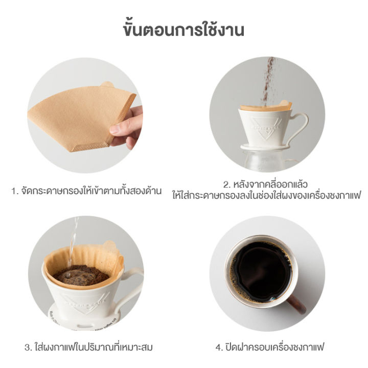 simplus-outlets-กระดาษกรองกาแฟ-จำนวน40แผ่น-1แพ็ค-เกรดดี-ขายดีสุด-ไม่ฟอกขาว-กรองกาแฟ-ดริปกาแฟ-drip-coffee-กระดาษดริป