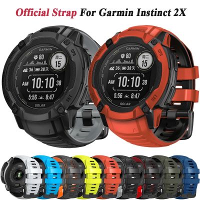 สำหรับ Garmin Instinct 2X Tali Jam Tangan Silikon Garmin Instinct 2X สายเปลี่ยนนาฬิกาข้อมือ