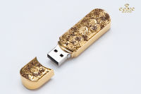 CUBIC GEMS (คิวบิค เจมส์) Flash Drive คริสตัล DC-160/9/NT ของขวัญ ของมงคล ให้ผู้ใหญ่ ของที่ระลึก วันเกษียณ ขึ้นบ้านใหม่ ของแต่งบ้าน  ชุบทอง 99.99 %