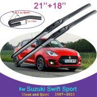 สำหรับ Suzuki สวิฟสปอร์ท2007 2008 2009 2010 ~ 2022กรอบ Wiper Karet หิมะขูดด้านหน้าอุปกรณ์เสริมรถยนต์ที่ปัดน้ำฝนกระจกหน้า