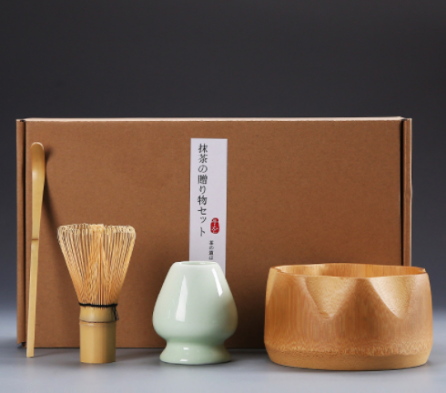 Matcha Whsk Set Ceramc Matcha Bowl Wth Pourng Spout Matcha Bamboo