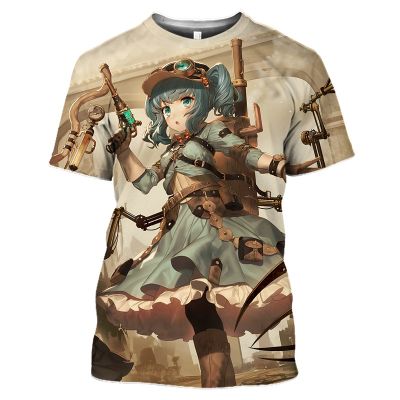 Touhou Project T Shirt Women Short Sleeve Men Tshirt 3D Print Anime Girl Hentai Top Cute Saigyouji Yuyuko Clothes O Neck T-shirt