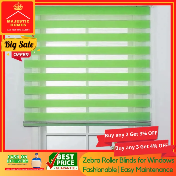 Duo Roller Blinds for Home Kitchen (100x180cm) [BB480] Lazada PH