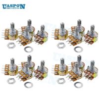 5pcs B1K B2K B5K B10K B20K B50K B100K B500K B1M 6Pin Shaft WH148 Potentiometer 1K 2K 5K 10K 20K 50K 100K 500K 1M