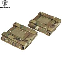 2Pcs Tactical Molle Side Armor Carrier Plate Pouch 6x6 Ultralight Maritime Pouch Sundry Bag Skeletal Cummerbund JPCAVSLV119 Vest