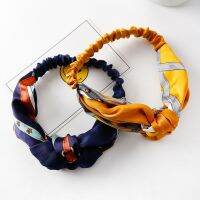 Hair Accessories Vintage Style Patchwork Cross Hair Band Headband Band Wide