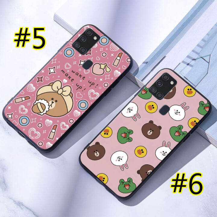 samsung-galaxy-a11-a21-a21s-a31-a51-a71-เคสมือถือแบบซิลิโคน-สำหรับ-หมีสีน้ำตาล