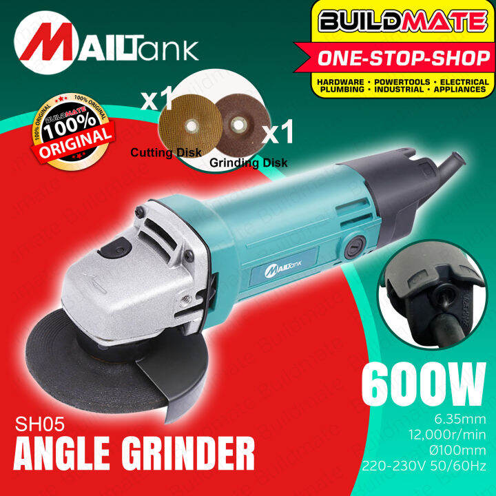 MAILTANK Angle Grinder 600W 100mm Wood Cutting Saw Metal Polishing