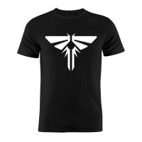 Mens T Shirt Cotton The Last of Us Firefly Artwork Black Tee XS-6XL