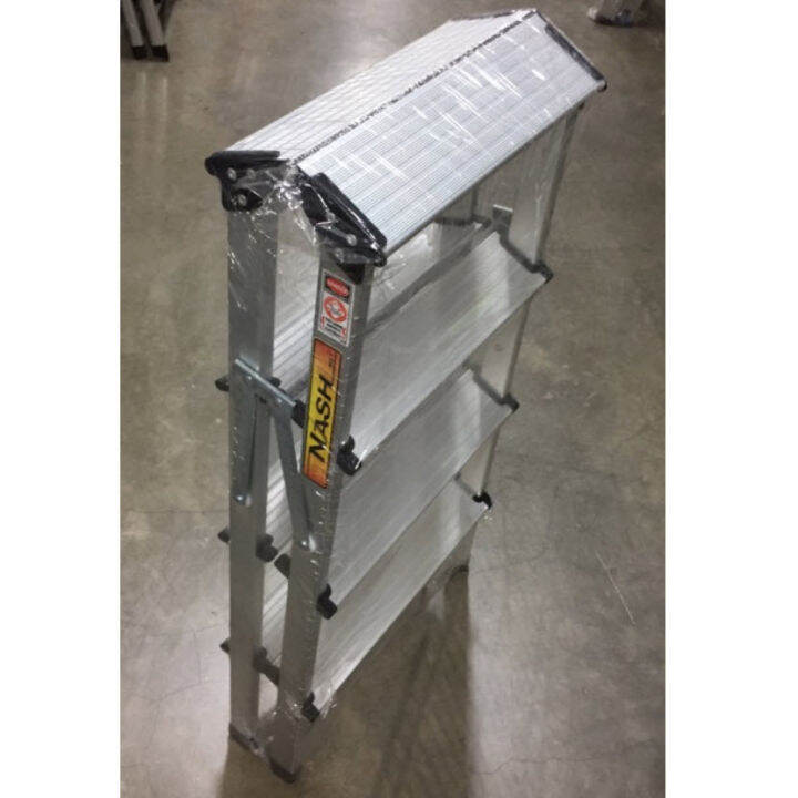 aluminum-3-4-steps-ladder-บันได-3-ขั้น-บันไดอลูมิเนียม-ทรงเอ-ขึ้นลงได้-2-ทาง