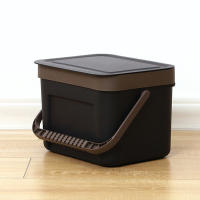 Trash Can kitchen trash can with lid ​Wall Mounted Garbage Bin Recycle Compost Bin Bathroom Dustbin