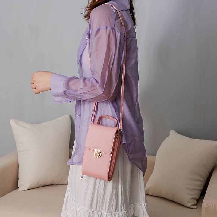กระเป๋าสตางค์สุภาพสตรีแบบใหม่-กระเป๋าสตางค์สไตล์เกาหลี-carabiner-กระเป๋าใส่โทรศัพท์มือถือ-กระเป๋าสตางค์สุภาพสตรี
