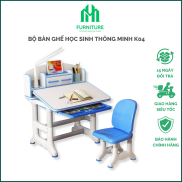 Bộ bàn ghế học sinh chống cận chống gù bàn học thông minh cho bé chỉnh