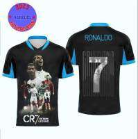 [xzx180305 design] CR  7 V-neck T-shirt 65 High quality quick drying and gender free new definition style