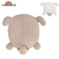 Pets Sleeping Mat With Non-Slip Bottom Ultra Soft Cute Sheep Shape Plush Mat For Small Middle Large Dogs Cats