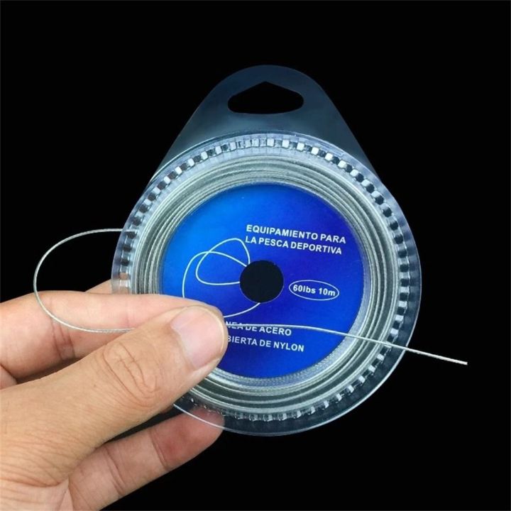 GONGL Accessories Carp Fishing Braided 10M 7 Strands Steel Wire Hook Bite  Resistant Wire Fishing Line Fishing Line Bite Resistant Line