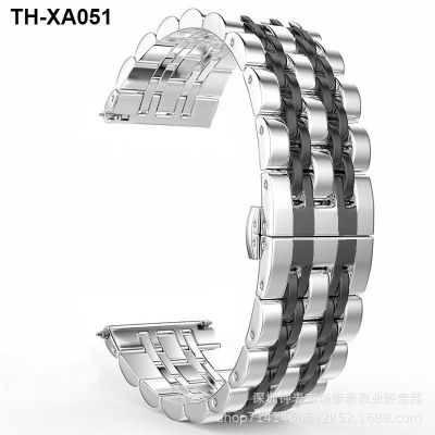 ✨ (Watch strap) Suitable for gearS3/S2 Classic stainless steel seven-ball strap watch