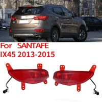 Car Rear Bumper Fog Light Parking Warning Reflector Taillights Without Clip for IX45 2013-2015