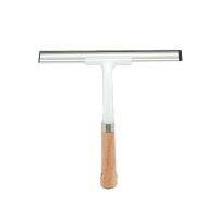 All Purpose Shower Squeegee 10 Inch for Shower Door Bathroom Tile Floors Wall Window and Car Glass Wood Handle T21C