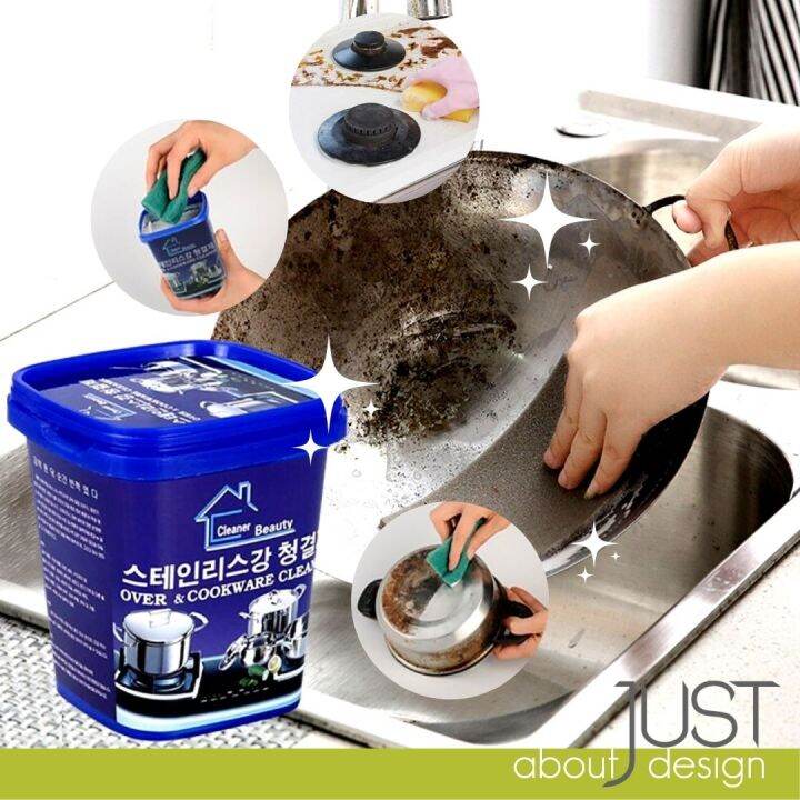 Pencuci Periuk Oven Cookware Cleaner Powerful Stainless Steel Oven and ...