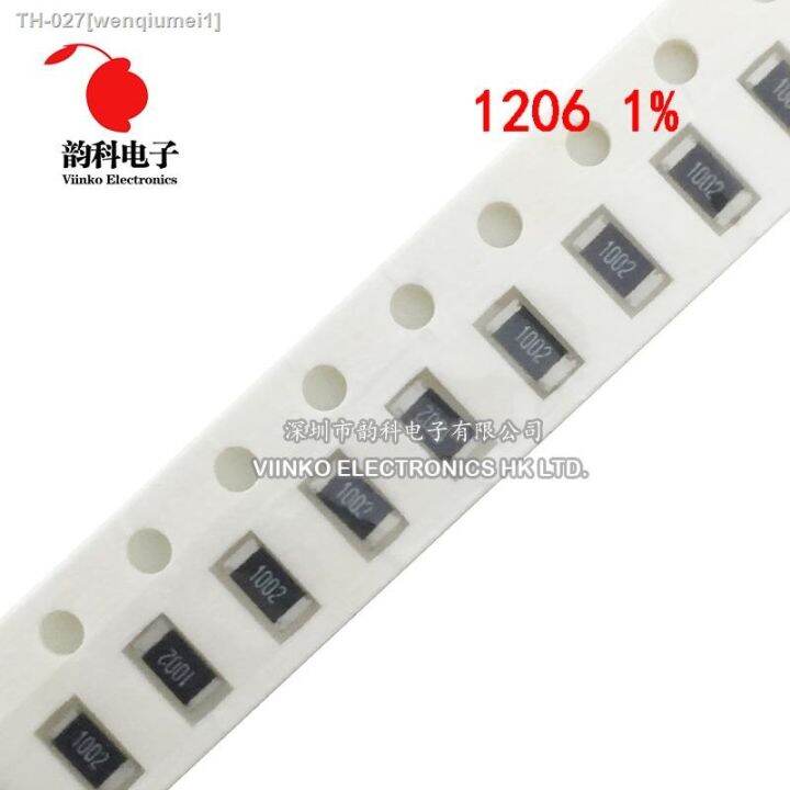 100pcs-1-1206-smd-resistor-0r-10m-1-4w-0-0-1-1-10-100-150-220-330-ohm-1k-2-2k-4-7k-10k-100k-1r-10r-100r-150r-220r-330r-1m