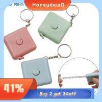 HONEYDEWD 2Pcs หน่วยเมตริกเซนติเมตร เทปกล้องส่องทางไกลอัตโนมัติ สี่เหลี่ยมสี่เหลี่ยม 150ซม./60นิ้ว ไม้บรรทัดวัดขนาด มินิมินิ เทปม้วนได้ สำหรับผู้หญิง