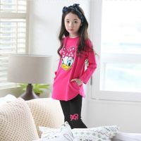 Ready Stock Girls Clothing Cotton Shirt Pants 2pcs Clothing Set Long Sleeve Girls Shirt Kid Fashion Kids Clothing