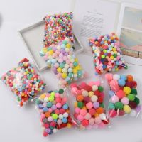 10g Mixed Soft Round Shaped Pompom Balls Fluffy Pom Pom for Kids DIY Garment Handcraft 8mm 10mm 15mm 20mm 25mm 30mm