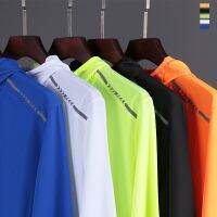 HOT★2023 UPF 50 + UV ป้องกันดวงอาทิตย์เสื้อผ้า Pocket Quick-Drying ครีมกันแดดแจ็คเก็ต Windbreaker ขี่จักรยานวิ่งเสื้อเชิ้ตใส่สบาย