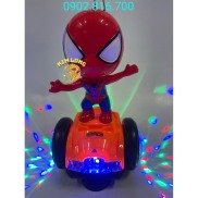 Đồ chơi lồng đèn siêu nhân nhện Spiderman đứng xe cân bằng cho bé trai