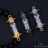 Leila Amulets แมวมหาเสน่ห์ สีเงิน (พร้อมกำไลหินฟรีตามรูป)