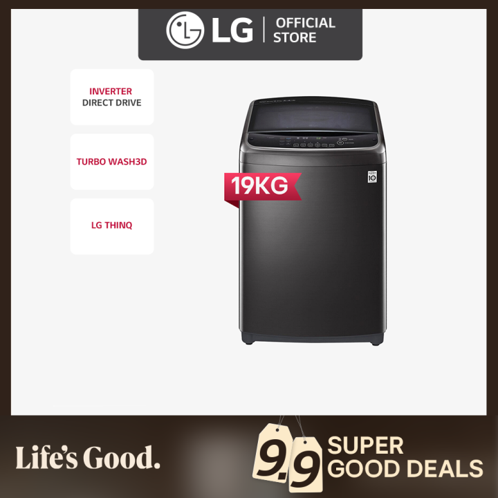LG Washing Machine Top Load Direct Drive Inverter 19.0 kg Wash Capacity