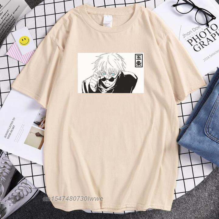 jujutsu-kaisen-gojou-satoru-printing-mans-t-shirts-simple-crew-neck-t-shirts-sports-loose-tee-shirts-comfortable-mans-t-shirt