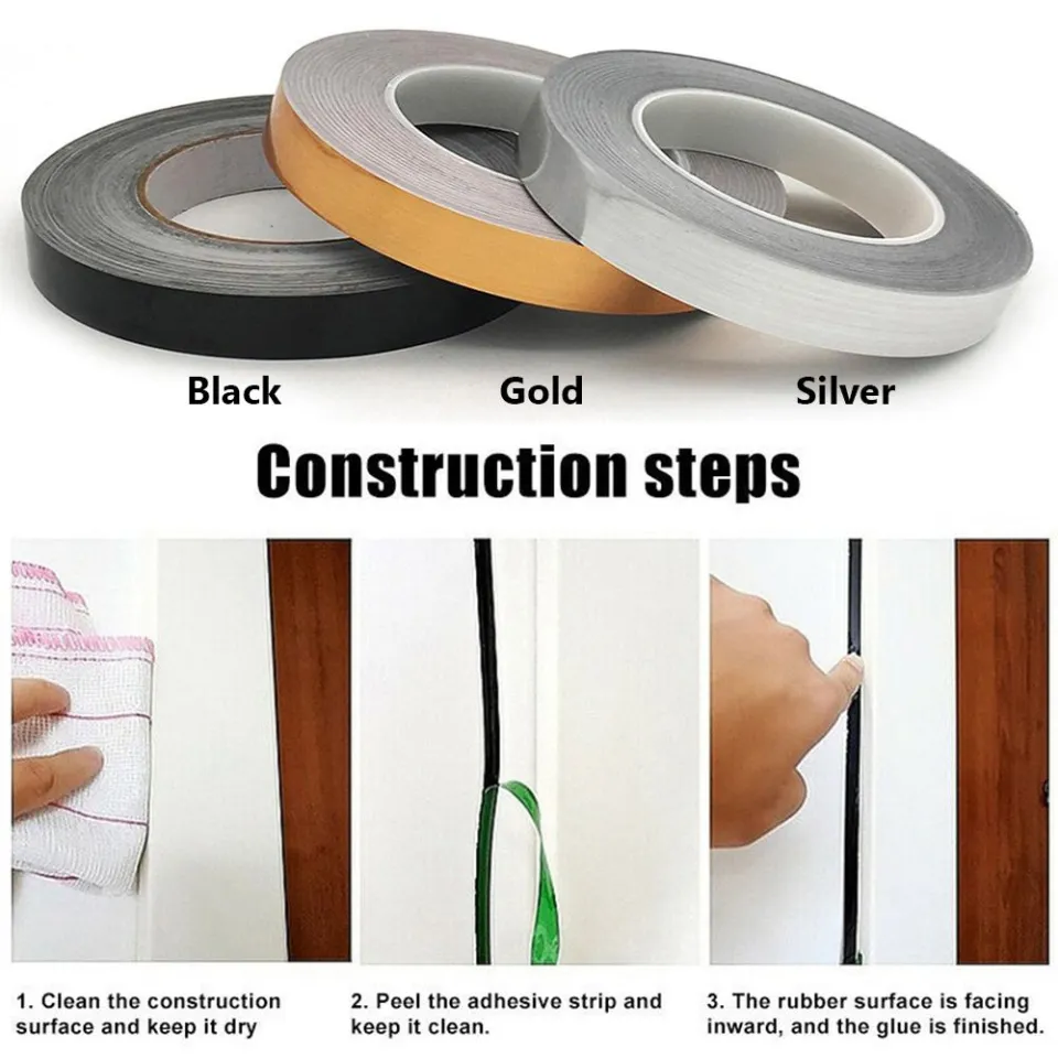 Tile Peel And Stick Decorative Tape, Waterproof Seamline Tape For