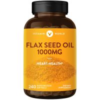 Vitamin world flax seed oil 1000 mg 240 softgels